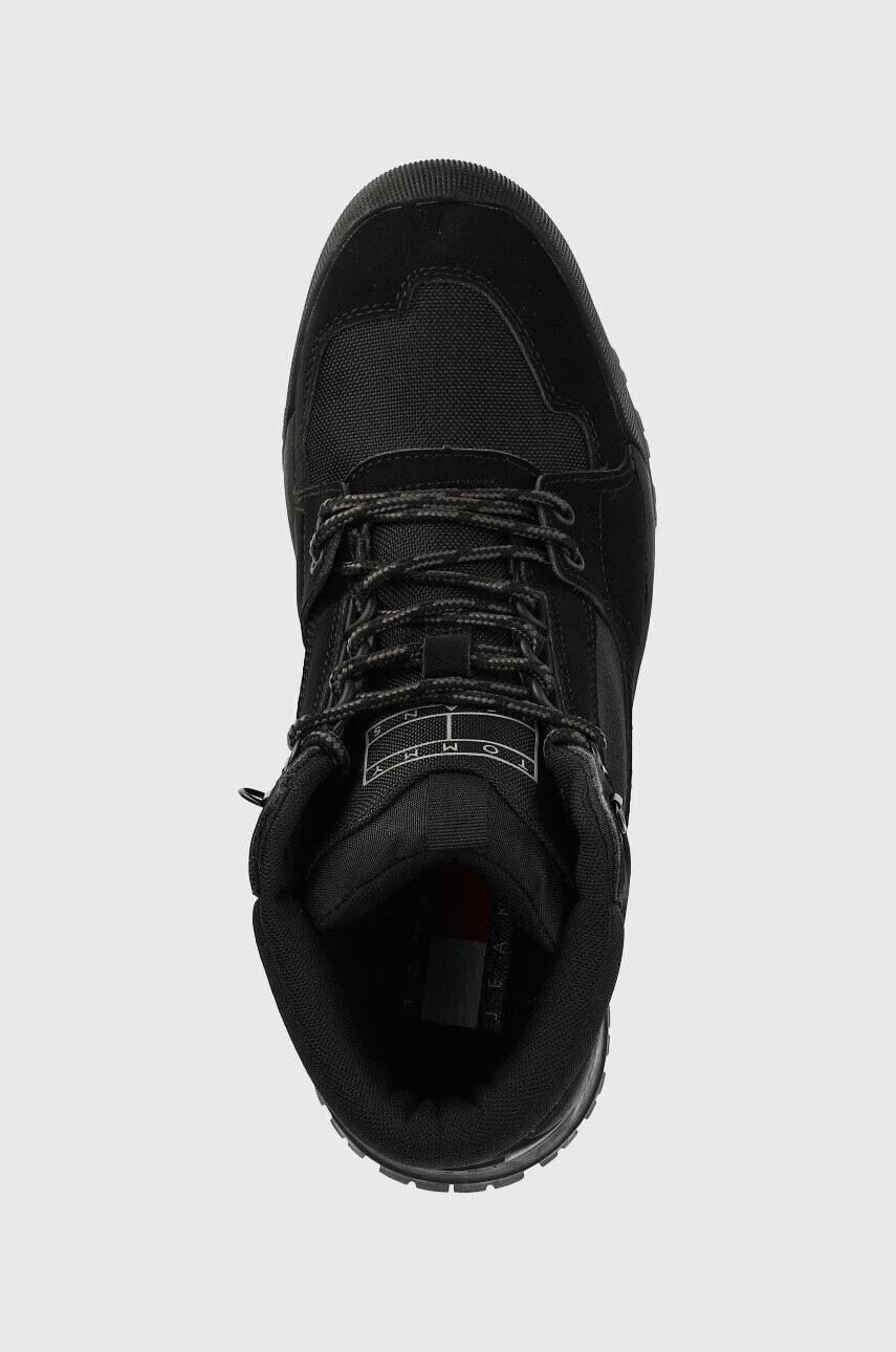 Tommy Jeans Високи обувки Urban Boot в черно - Pepit.bg