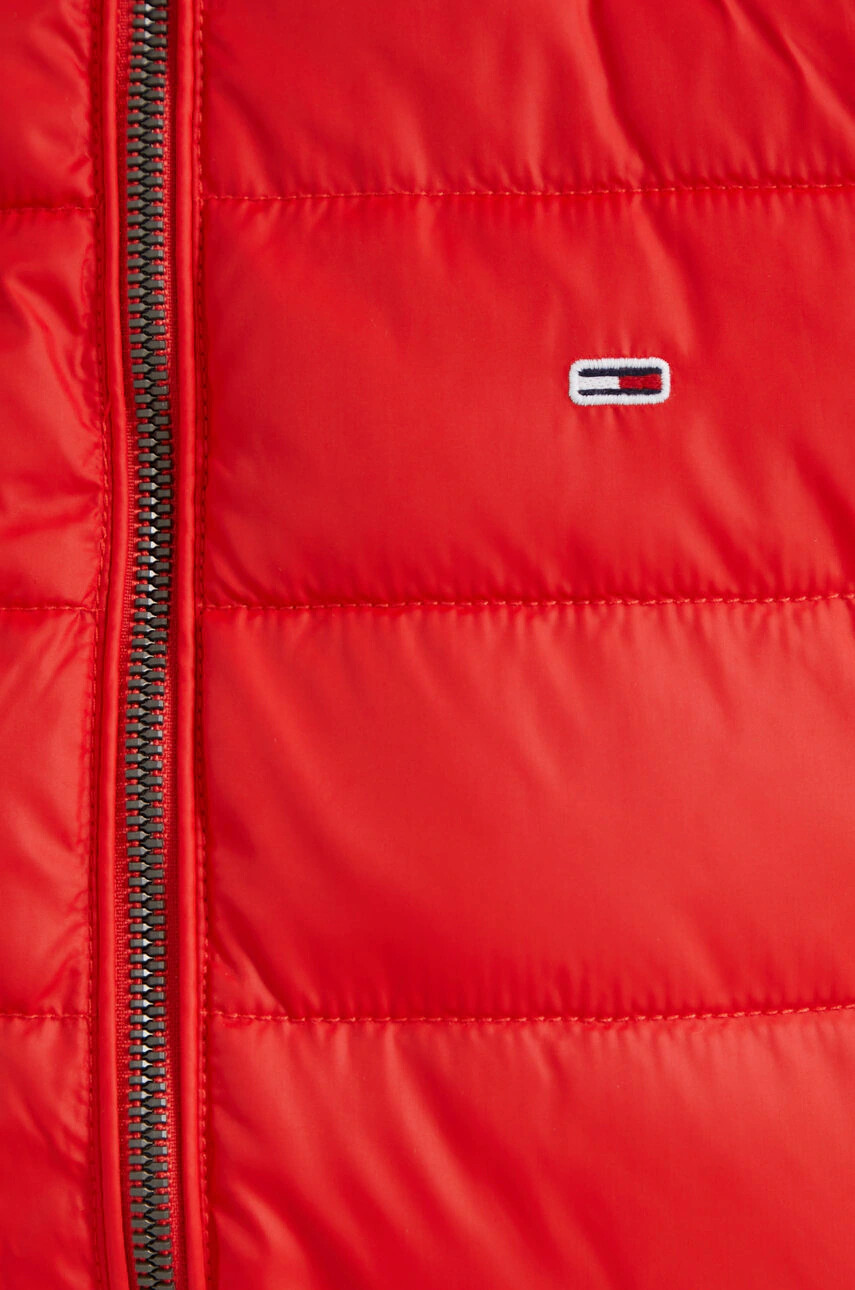 Tommy Jeans Яке в червено със зимна изолация - Pepit.bg