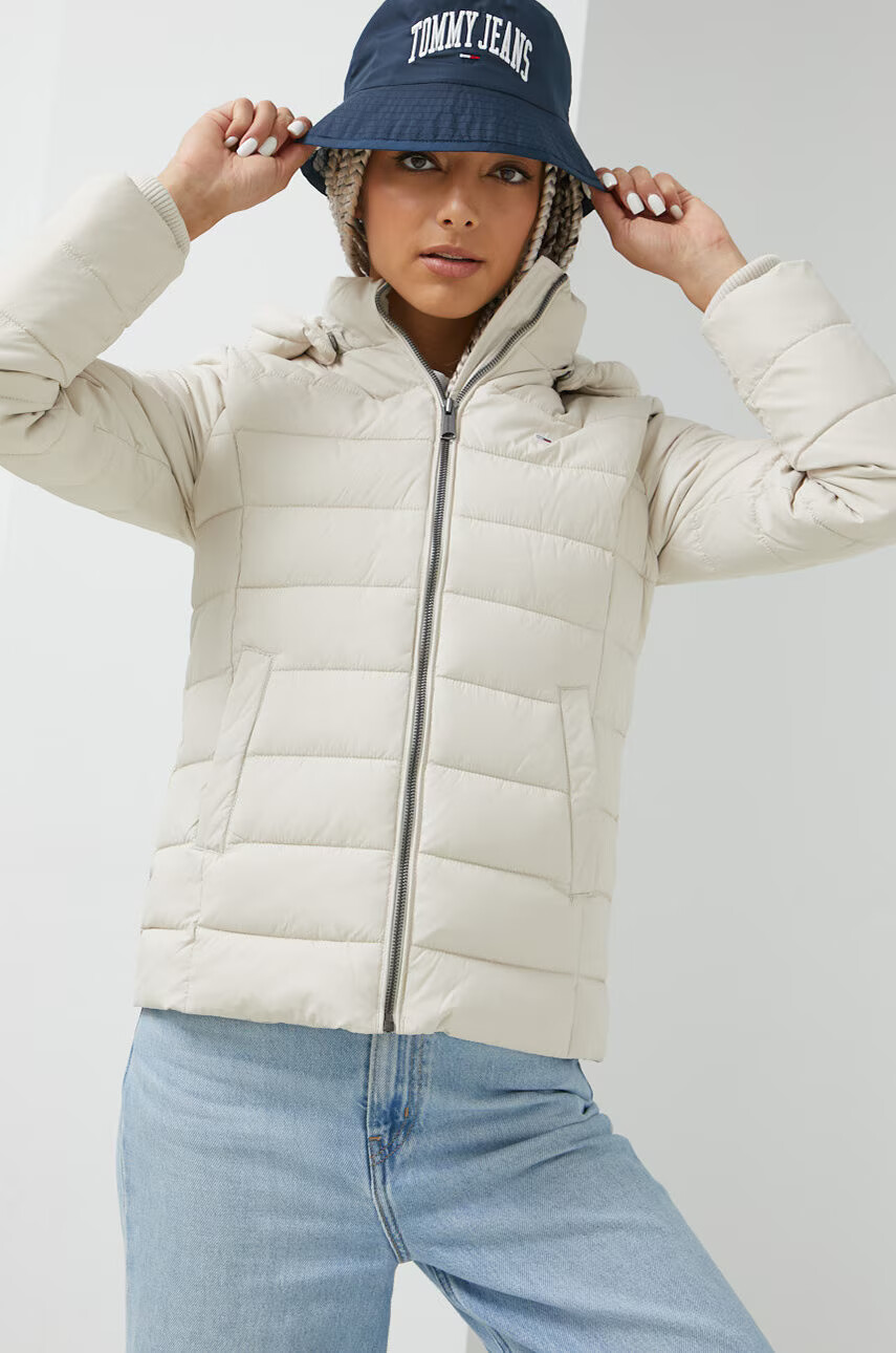 Tommy Jeans Яке в бежово със зимна изолация - Pepit.bg