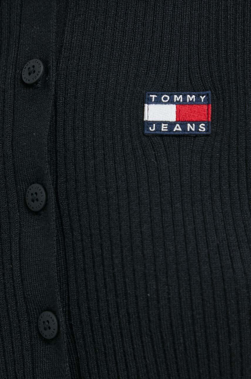 Tommy Jeans Жилетка в черно от лека материя - Pepit.bg