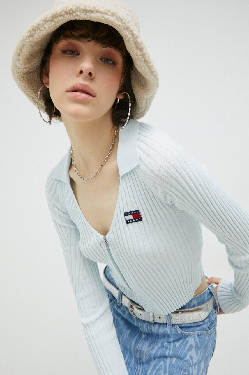 Tommy Jeans Жилетка в синьо от лека материя - Pepit.bg