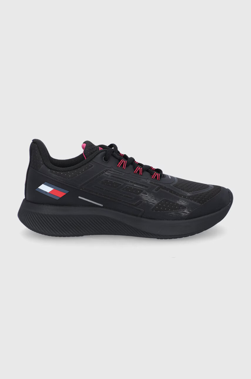 Tommy Sport Обувки в черно - Pepit.bg