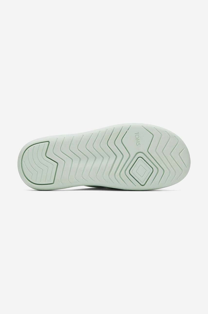 Toms Чехли Alpargata Mallo Crossover 10019705 MINT в тюркоазено с платформа - Pepit.bg
