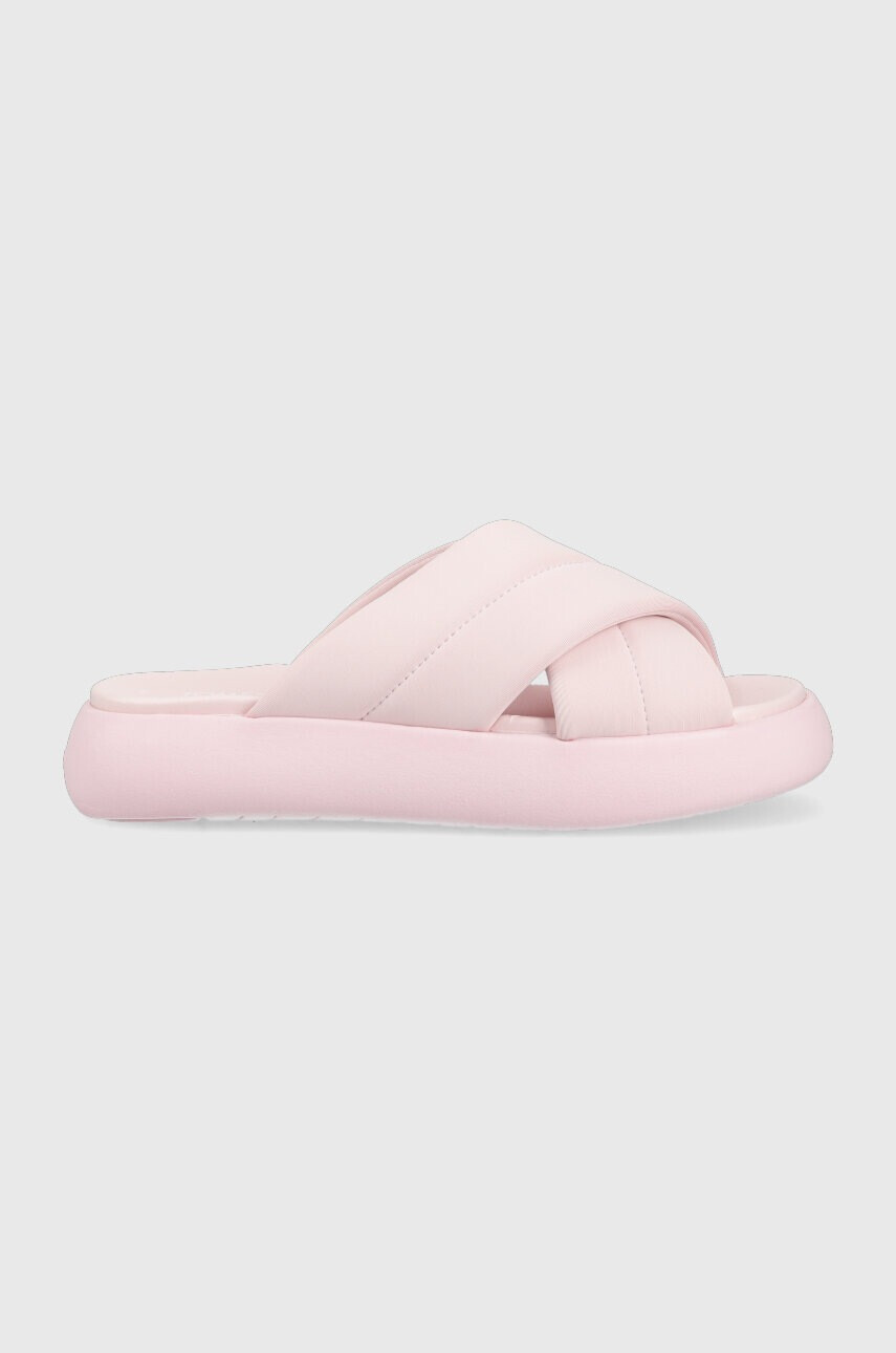 Toms Чехли Alpargata Mallow Crossover в розово с платформа 10019719 - Pepit.bg