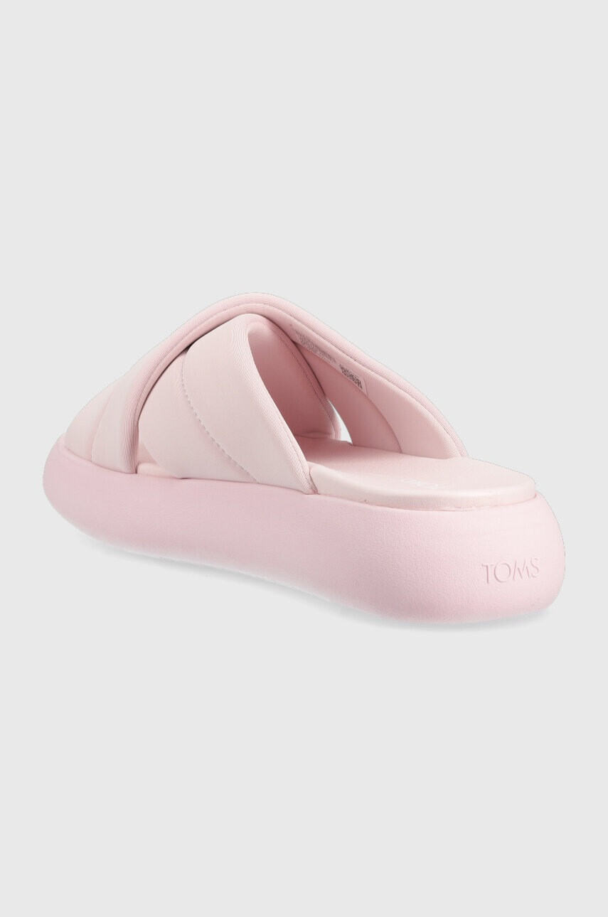 Toms Чехли Alpargata Mallow Crossover в розово с платформа 10019719 - Pepit.bg