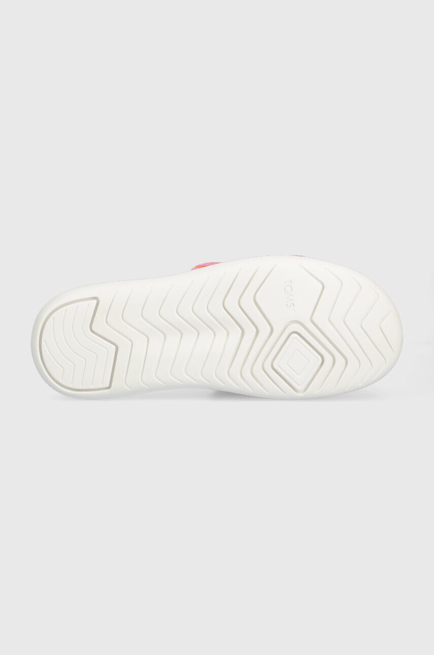 Toms Чехли Alpargata Mallow Slide в розово с платформа 10019703 - Pepit.bg