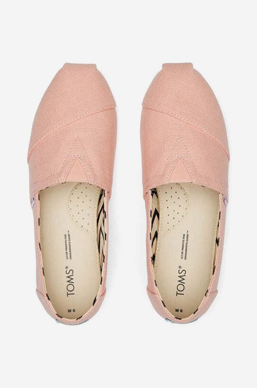 Toms Еспадрили Alpargata 10019634 PEACH BLUSH в оранжево - Pepit.bg