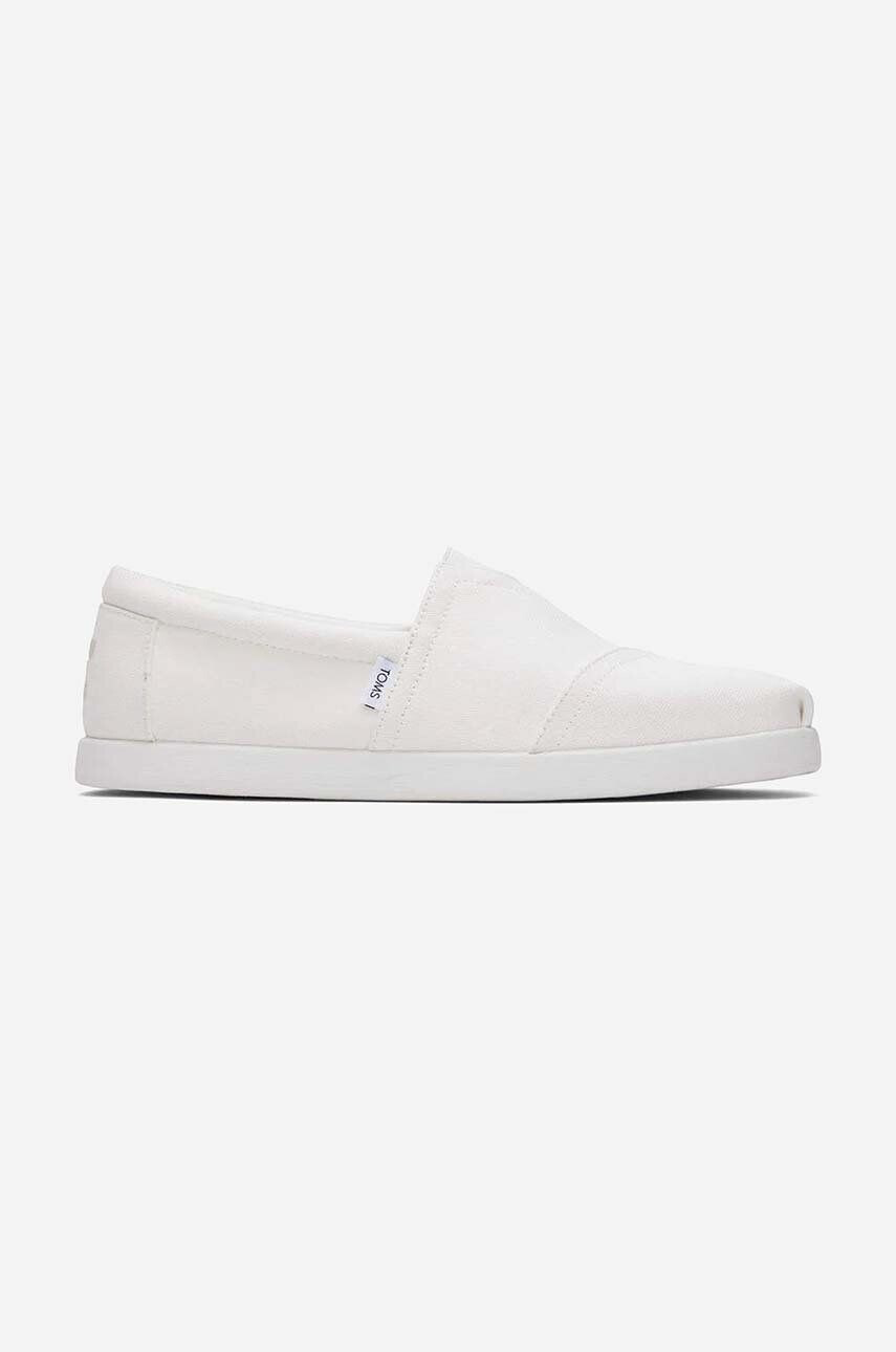 Toms Еспадрили Alpargata Forward 10019876 WHITE в бяло - Pepit.bg