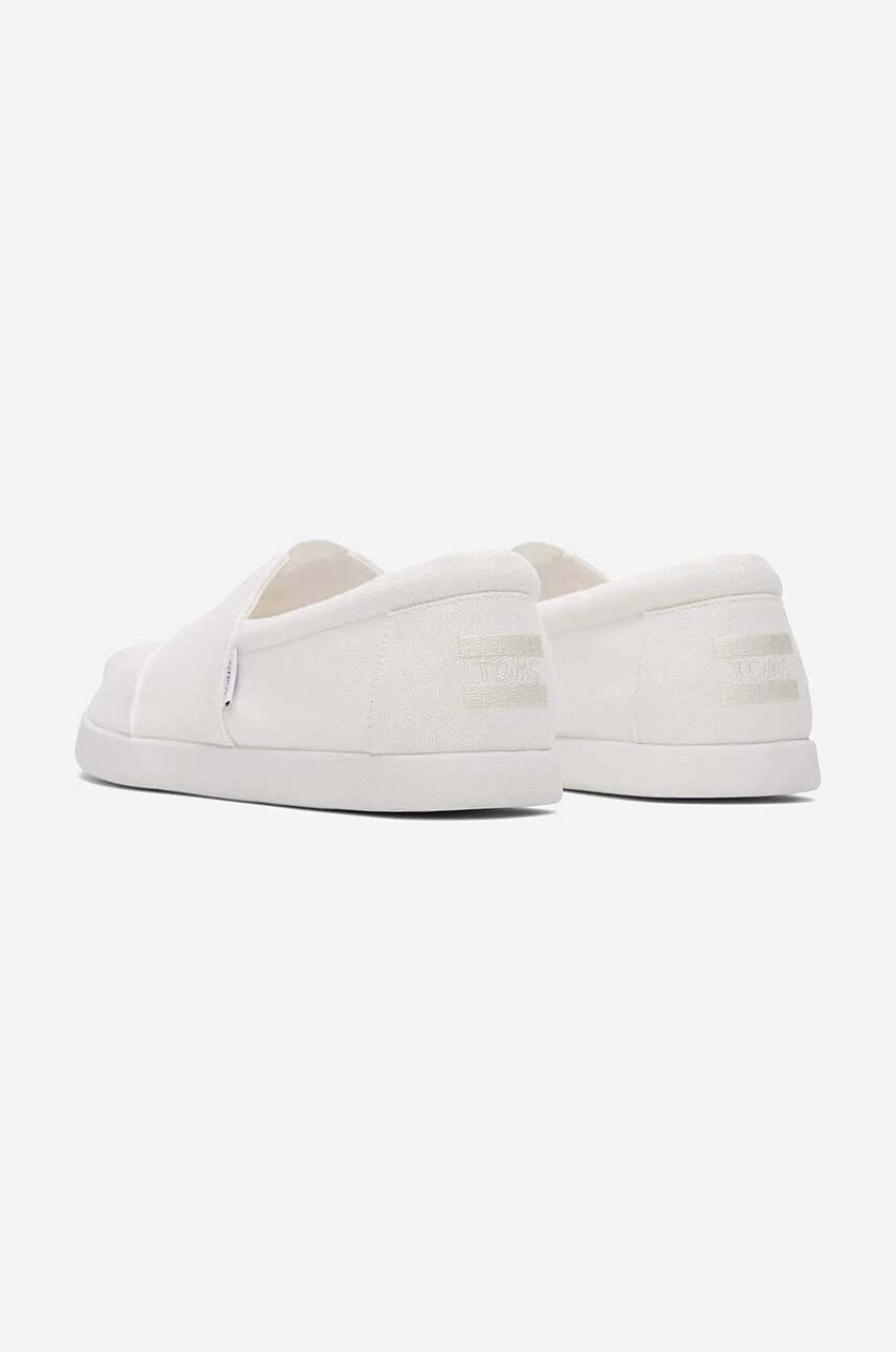 Toms Еспадрили Alpargata Forward 10019876 WHITE в бяло - Pepit.bg