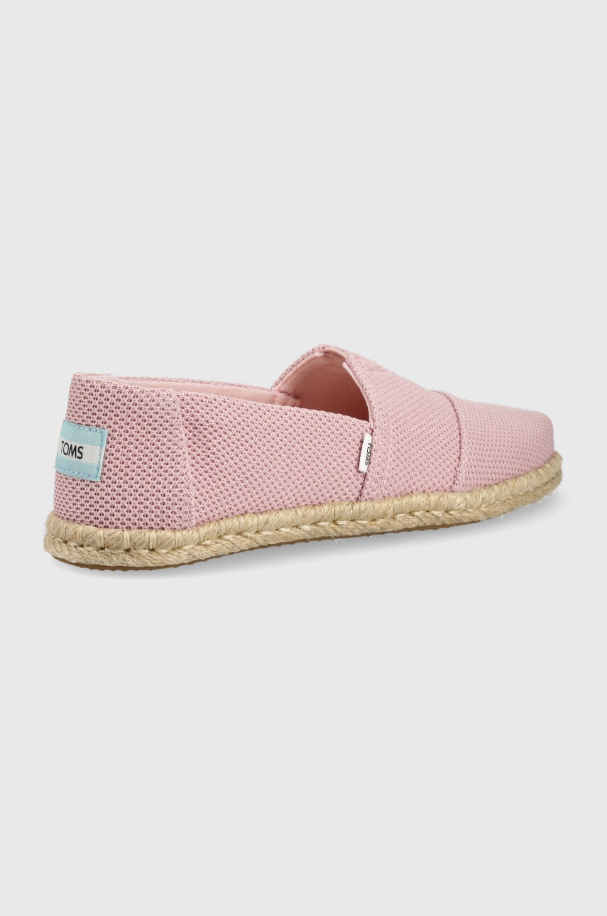 Toms Еспадрили Alpargata Rope в розово - Pepit.bg