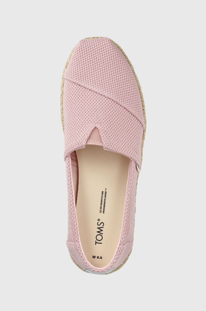 Toms Еспадрили Alpargata Rope в розово - Pepit.bg
