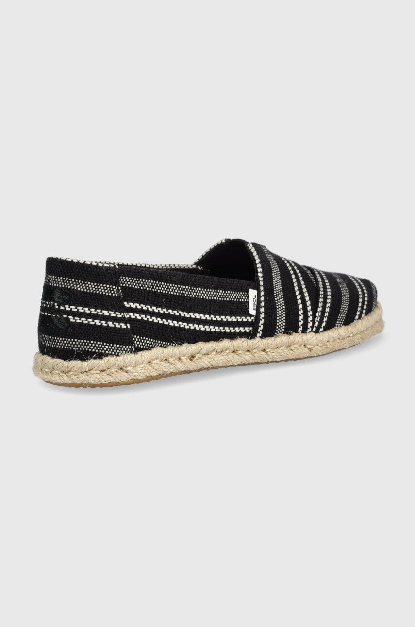 Toms Еспадрили Alpargata Rope в черно - Pepit.bg