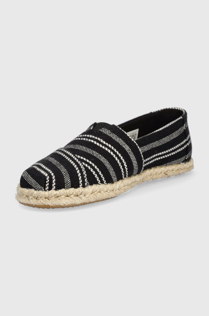 Toms Еспадрили Alpargata Rope в черно - Pepit.bg