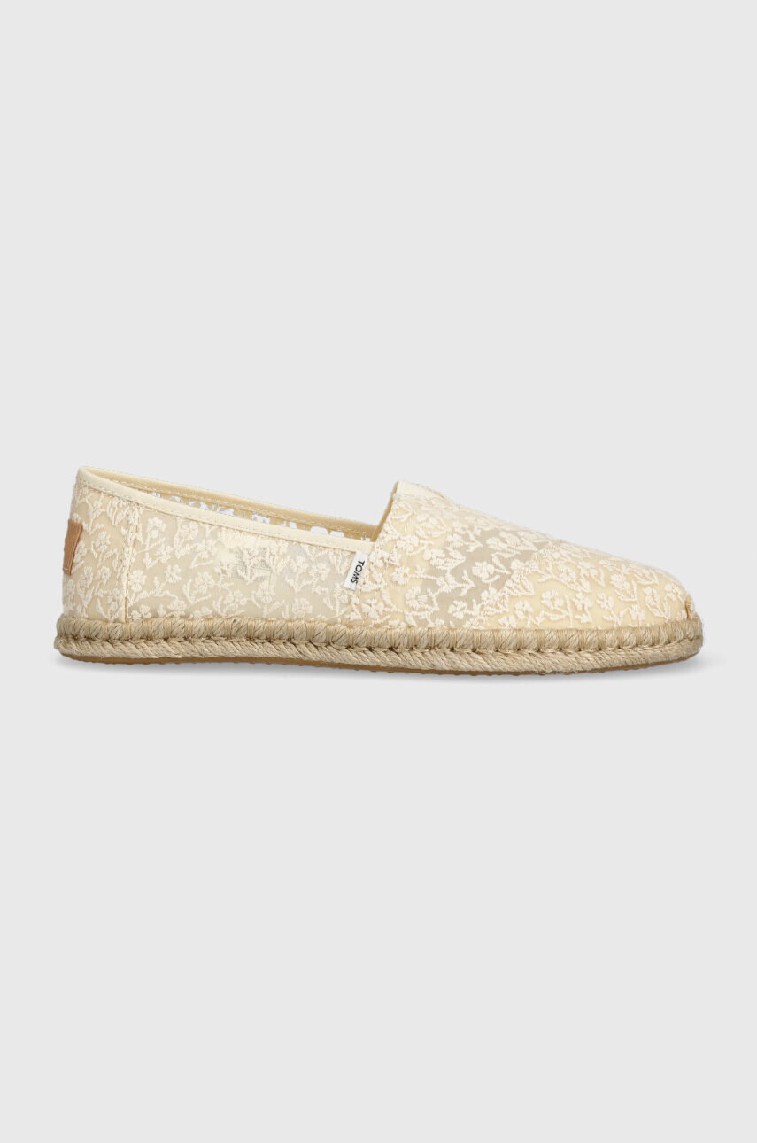 Toms Еспадрили Alpargata Rope в бежово 10019815 - Pepit.bg