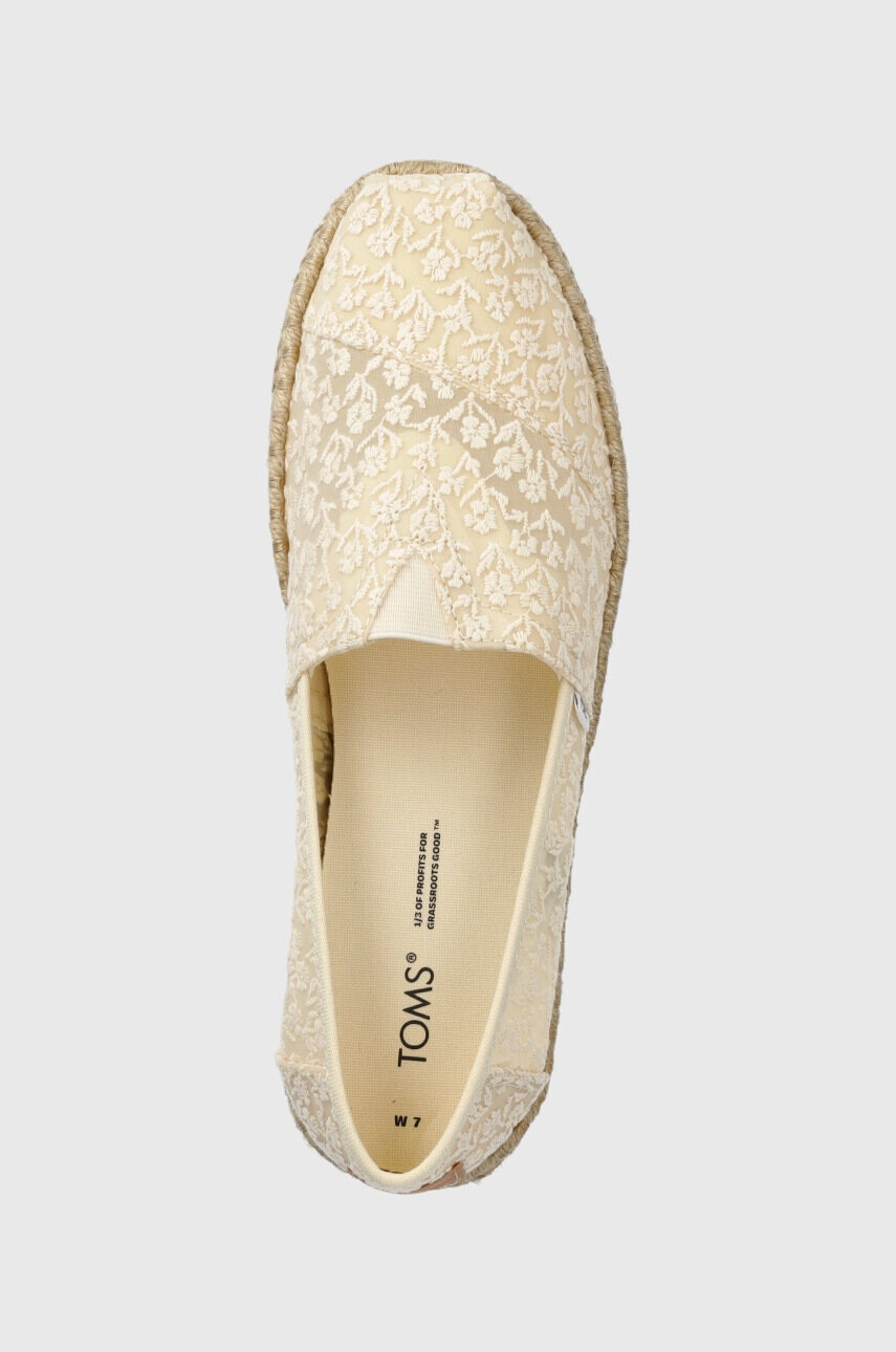 Toms Еспадрили Alpargata Rope в бежово 10019815 - Pepit.bg