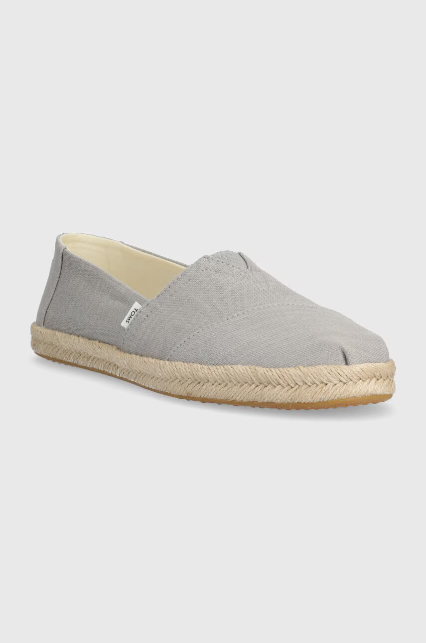 Toms Еспадрили Alpargata Rope в сиво 10019690 - Pepit.bg