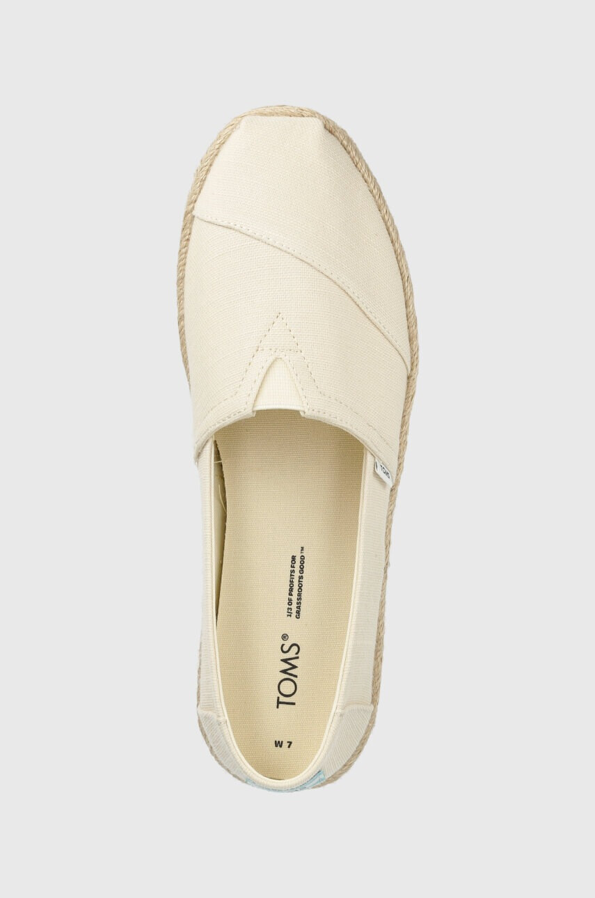 Toms Еспадрили Alpargata Rope в бежово 10019682 - Pepit.bg