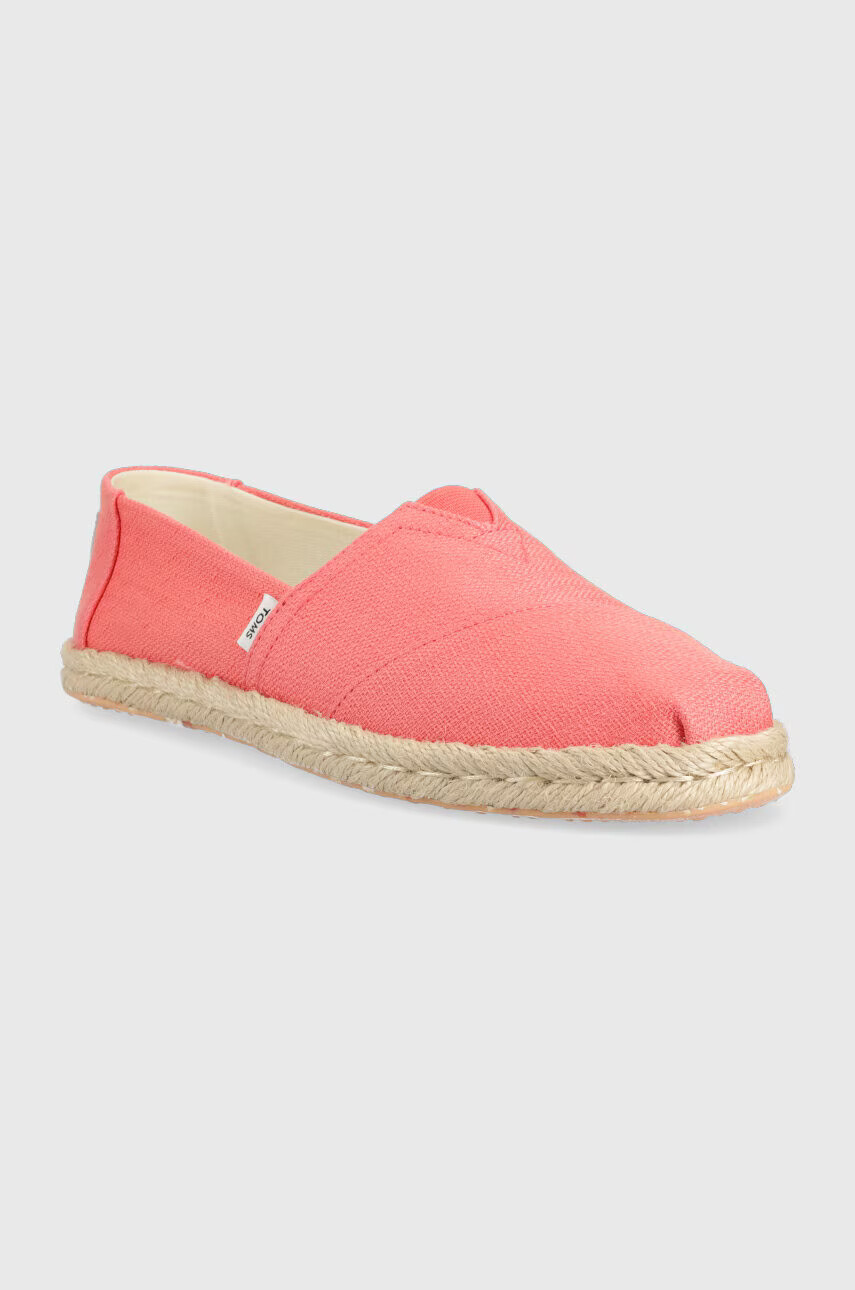 Toms Еспадрили Alpargata Rope в розово 10019799 - Pepit.bg