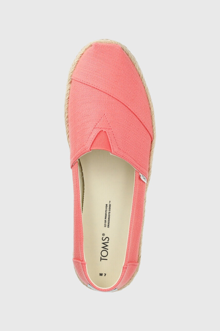 Toms Еспадрили Alpargata Rope в розово 10019799 - Pepit.bg