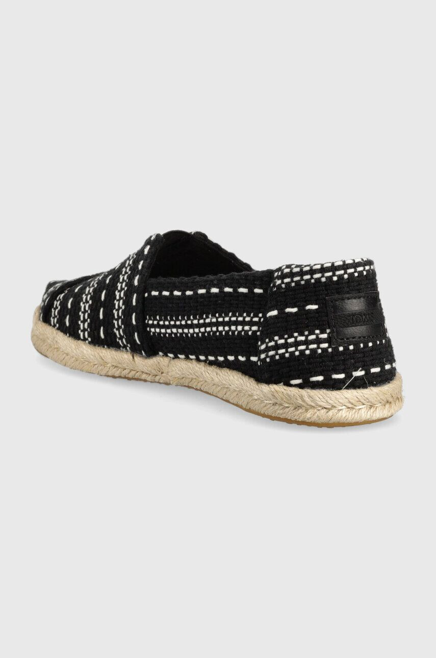 Toms Еспадрили Alpargata Rope в черно 10019676 - Pepit.bg