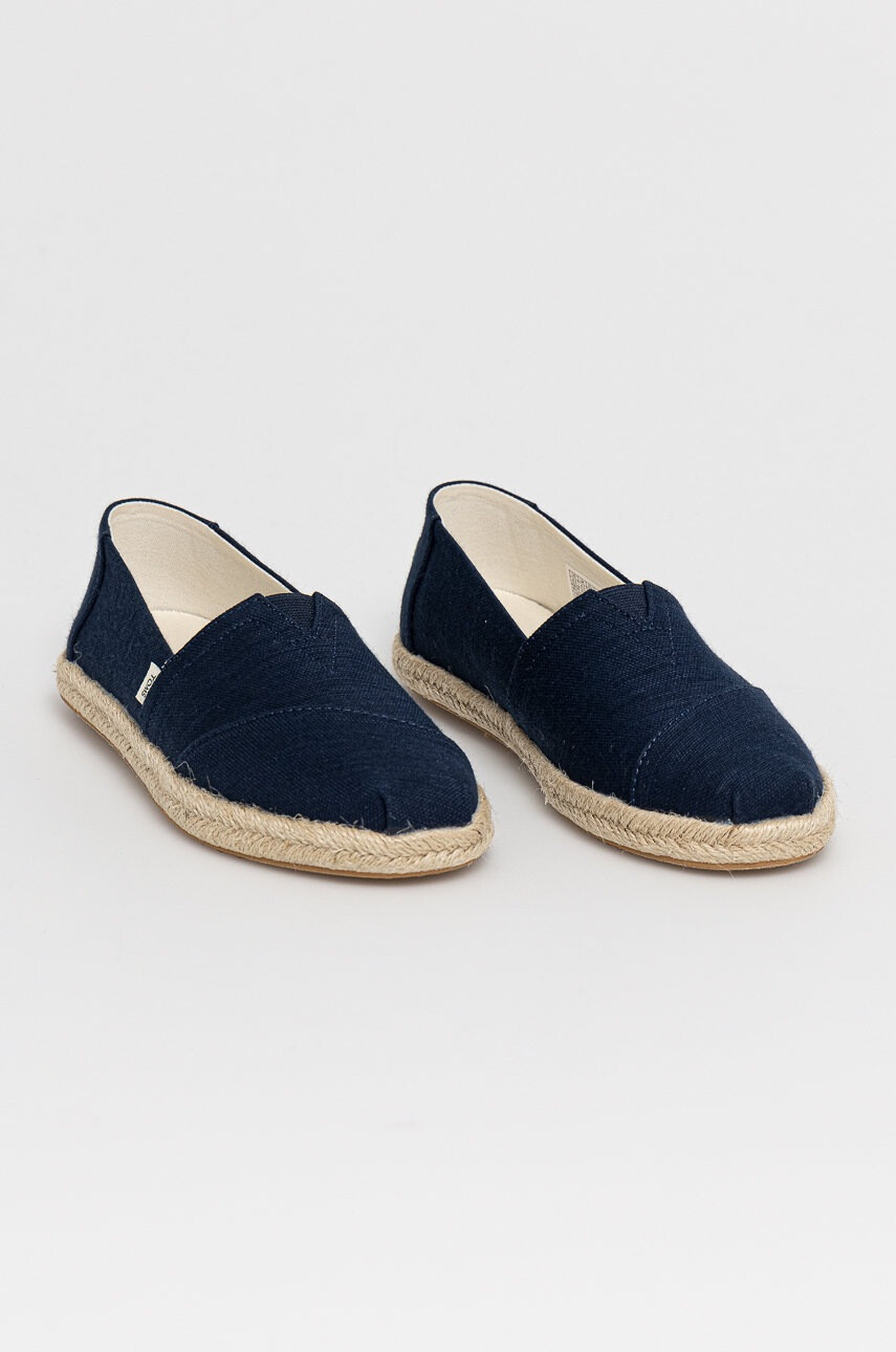 Toms Еспадрили в тъмносиньо - Pepit.bg