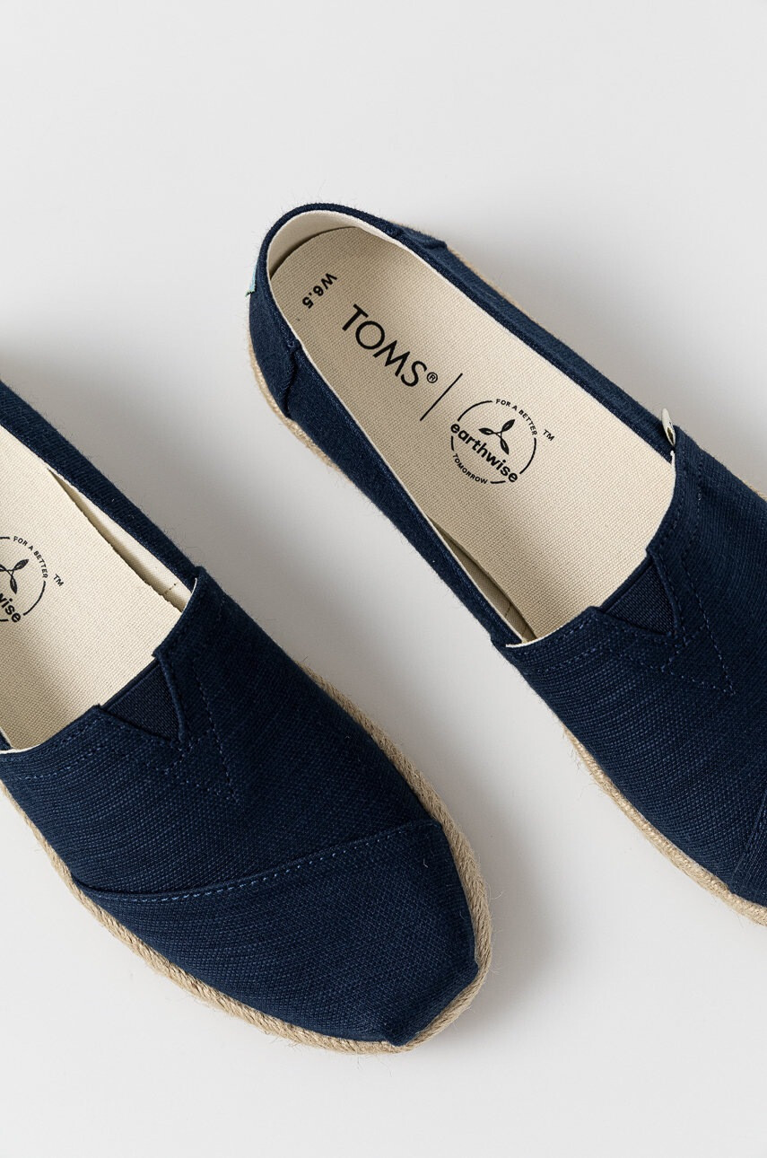 Toms Еспадрили в тъмносиньо - Pepit.bg