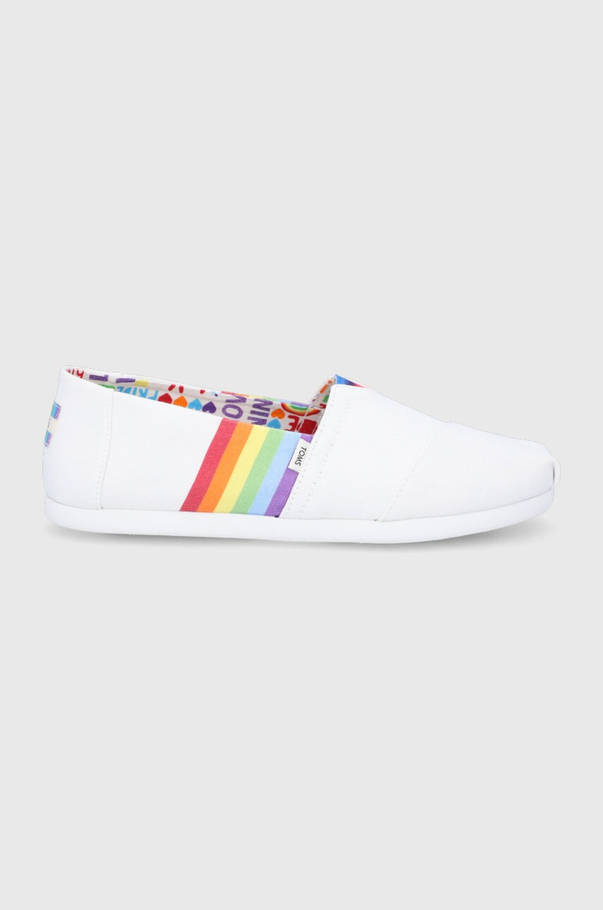Toms Еспадрили Alpargata в бяло - Pepit.bg