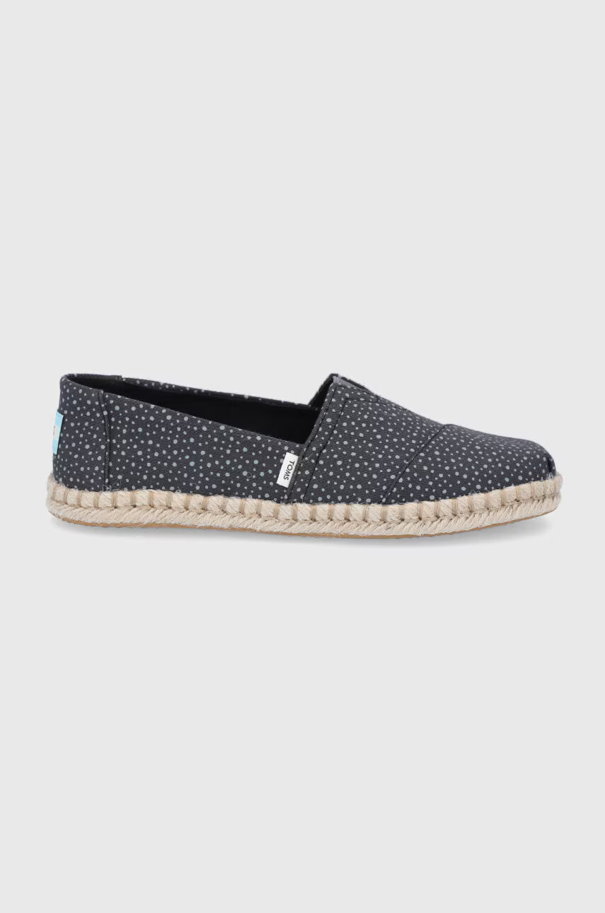 Toms Еспадрили Sunspots Crossweave в черно - Pepit.bg