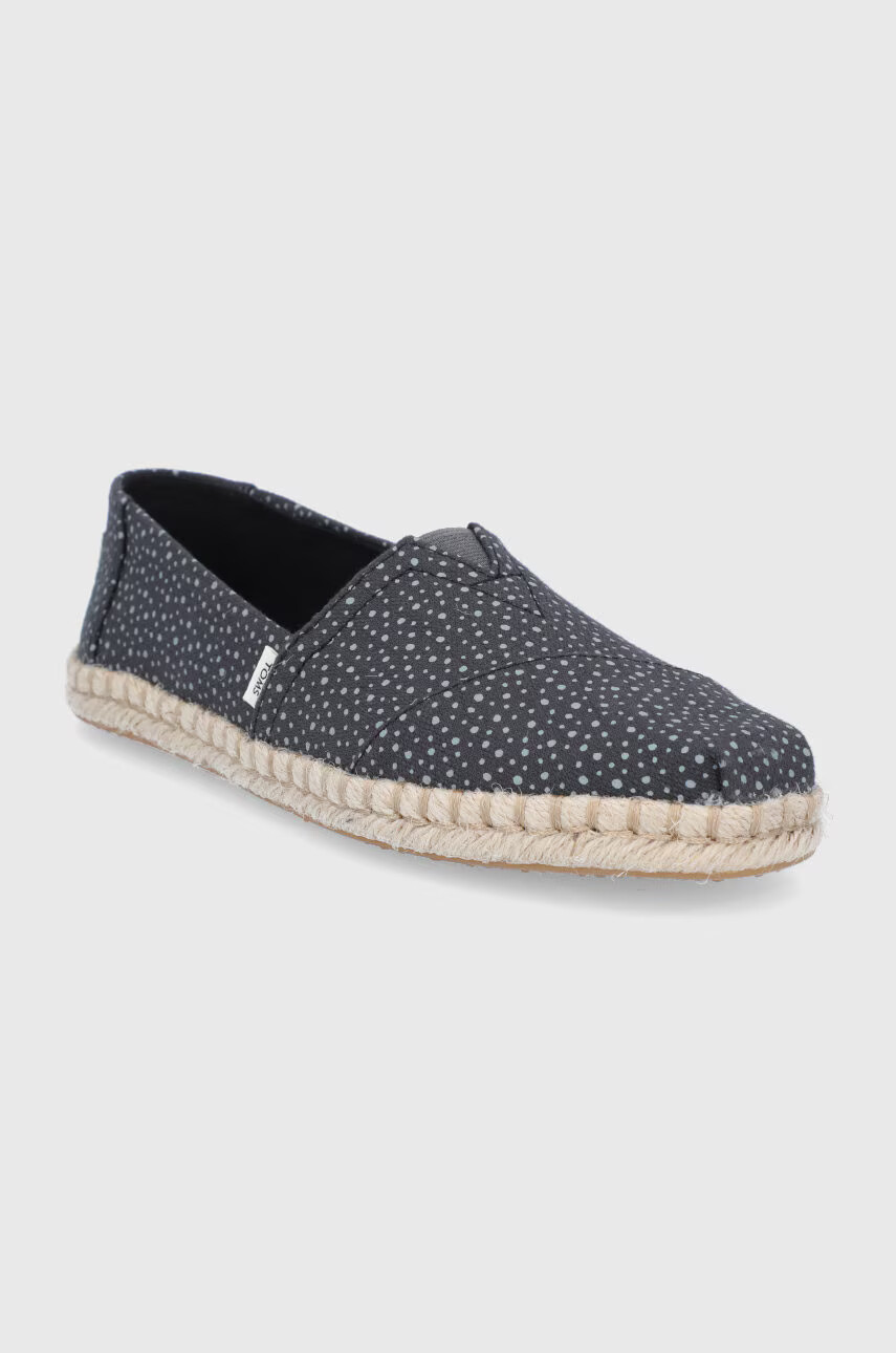 Toms Еспадрили Sunspots Crossweave в черно - Pepit.bg