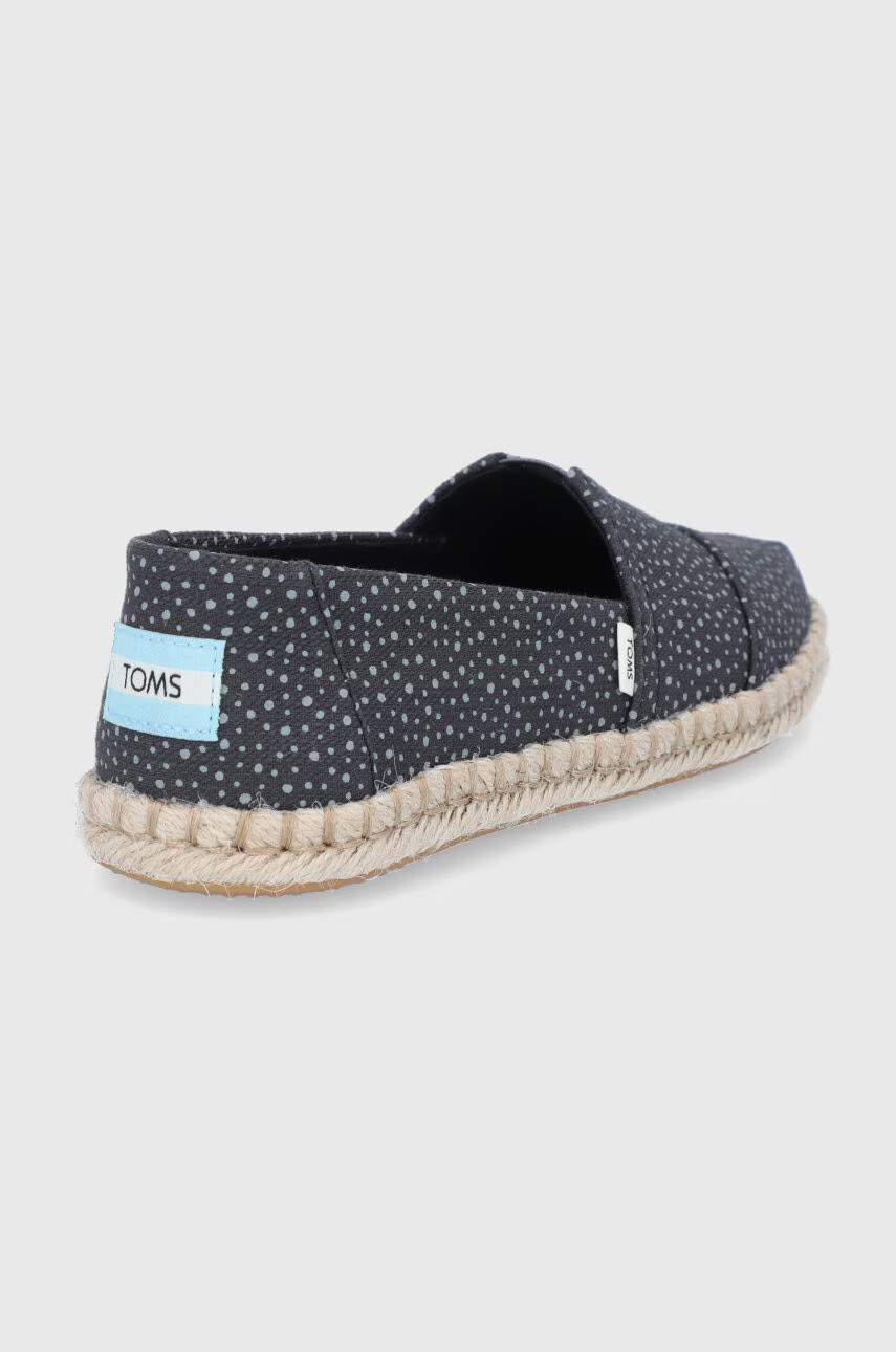 Toms Еспадрили Sunspots Crossweave в черно - Pepit.bg