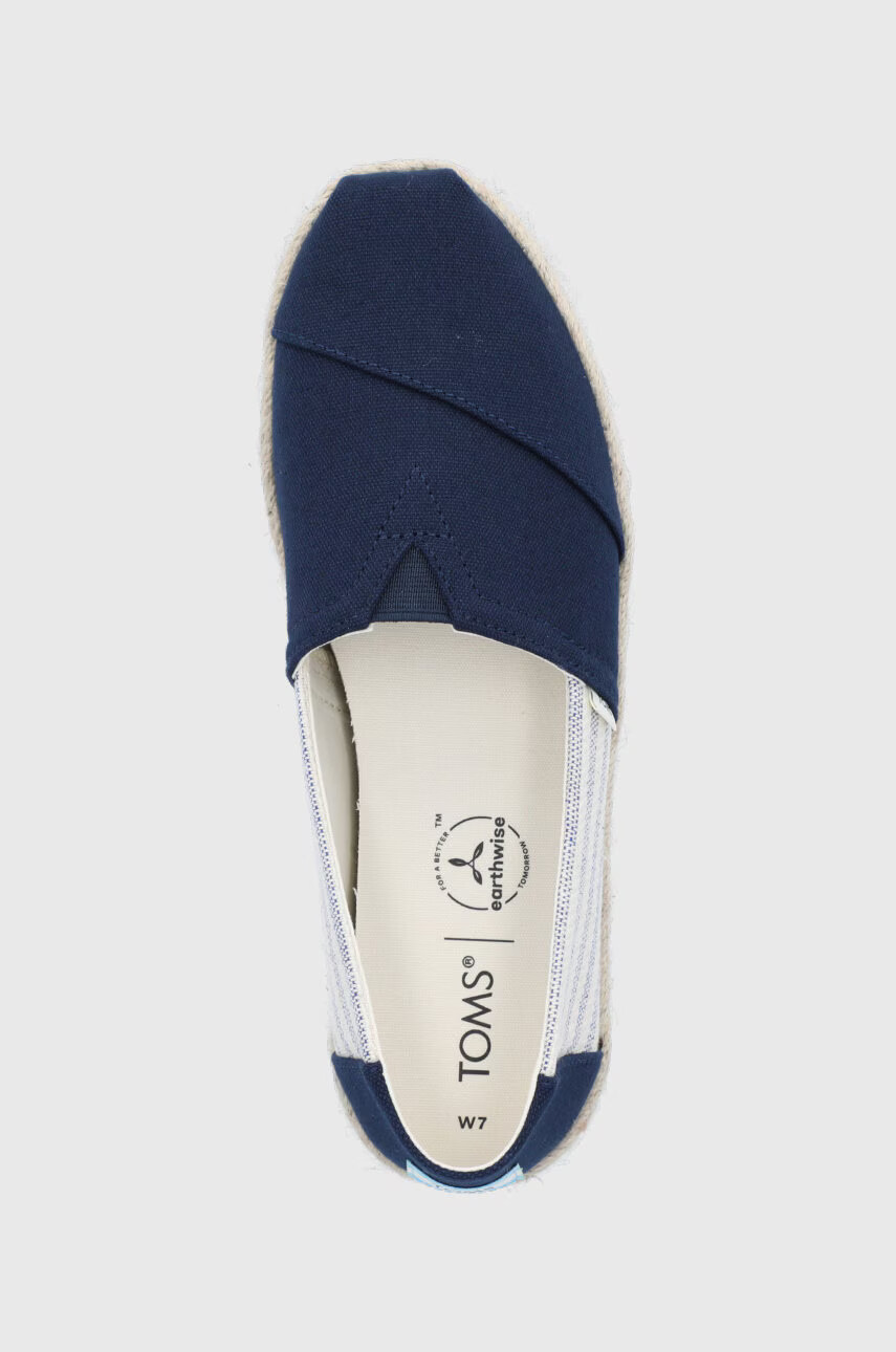 Toms Еспадрили University Stripes в тъмносиньо - Pepit.bg
