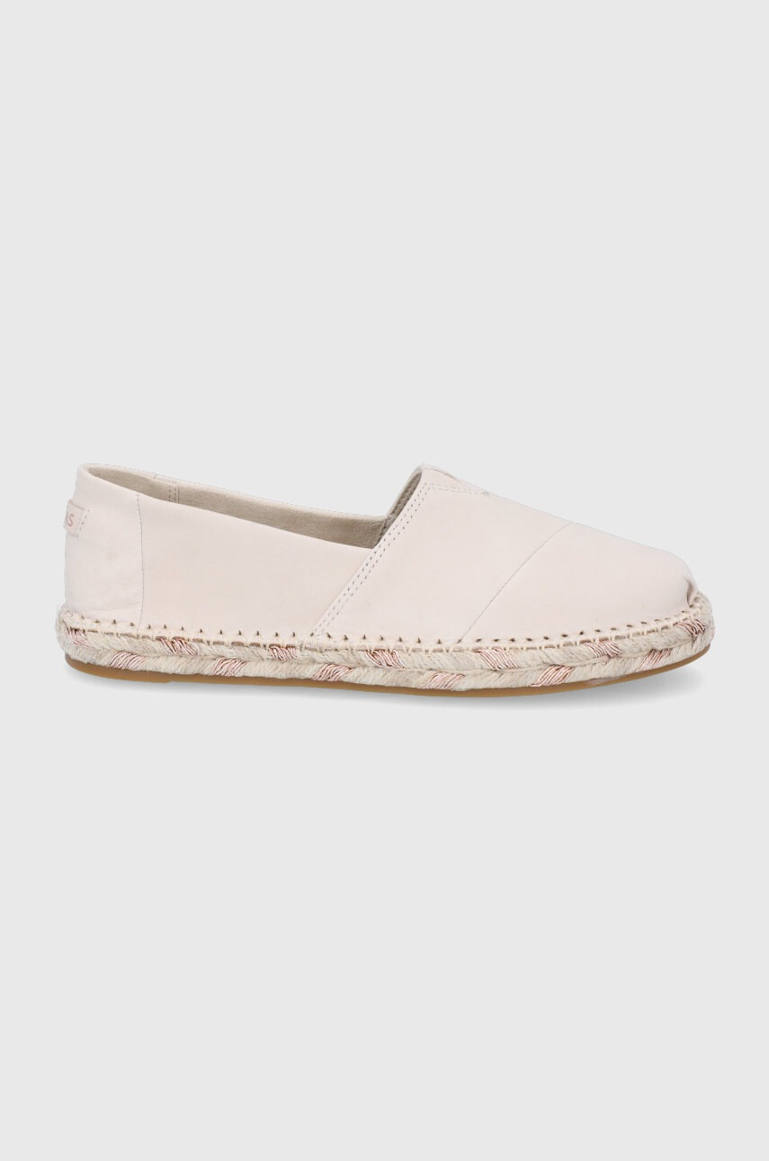 Toms Кожени еспадрили Esparto в бежово - Pepit.bg