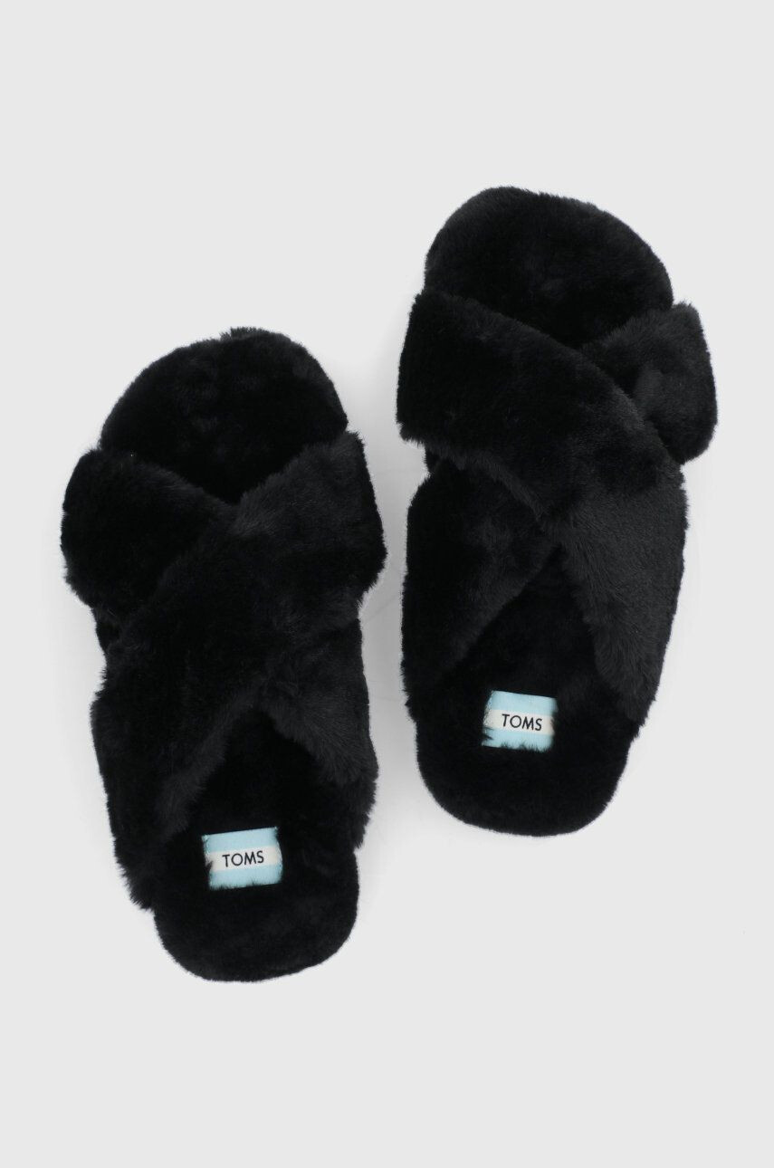 Toms Пантофи Susie в черно - Pepit.bg