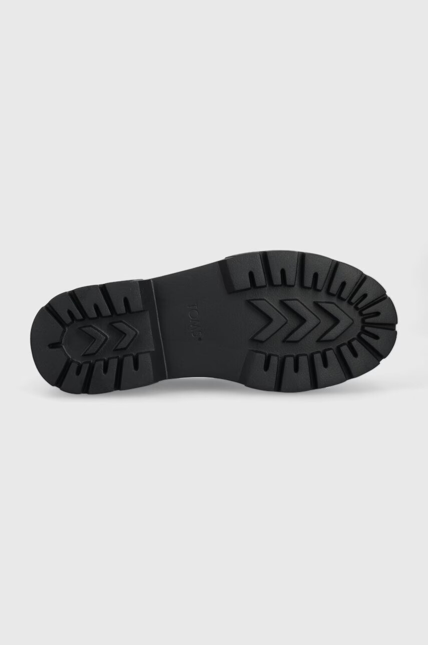 Toms Половинки обувки Alpargata Combat Low в черно с платформа 10019548 - Pepit.bg