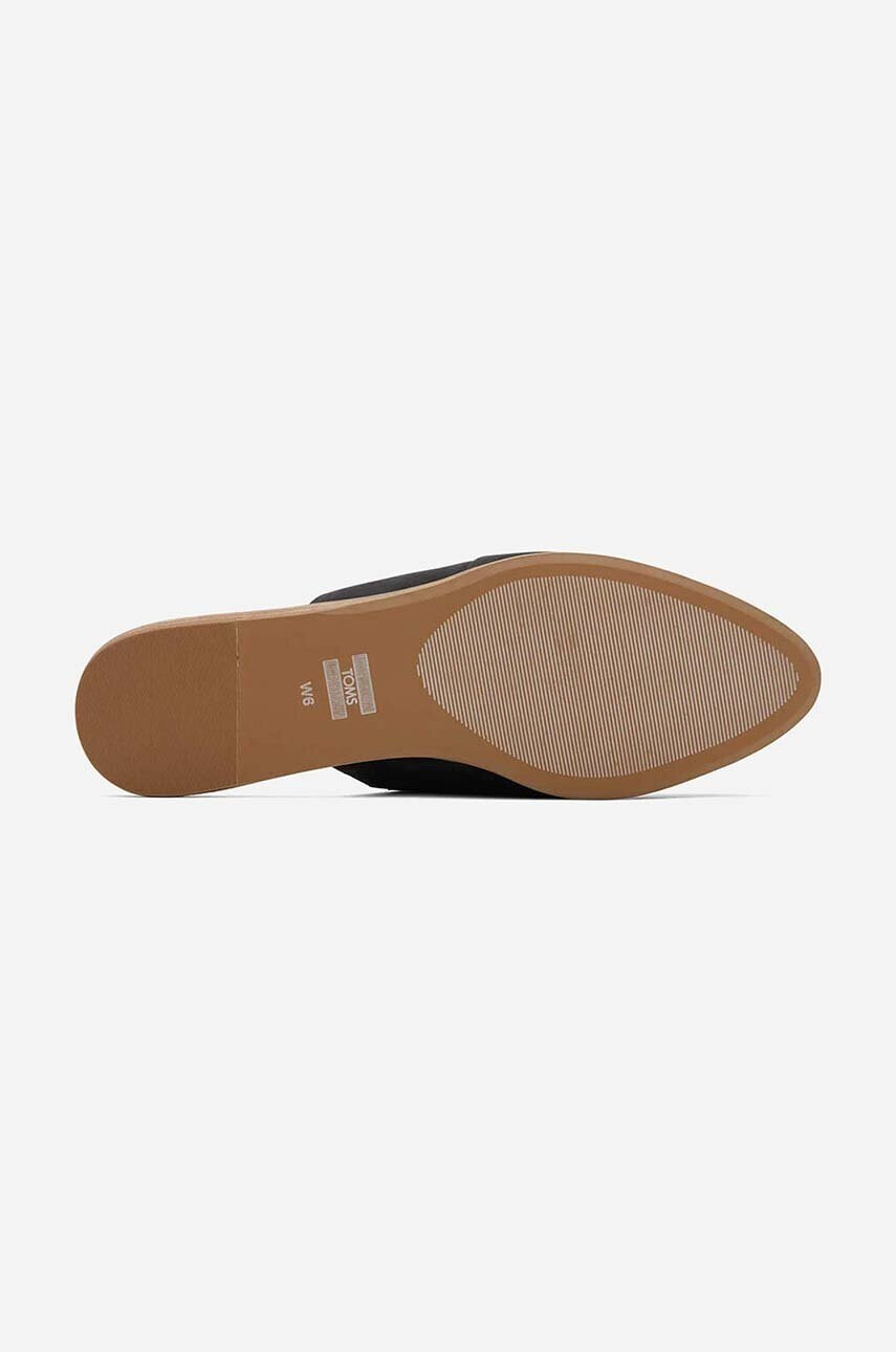 Toms Велурени чехли Flat 10018987 в черно - Pepit.bg