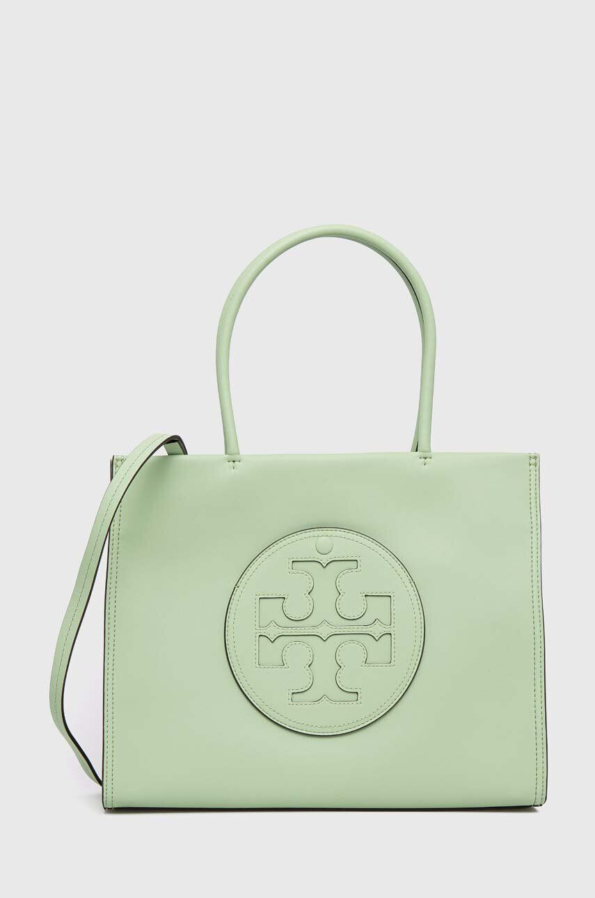 Tory Burch Чанта Ella Bio Small Tote- Mantis в зелено - Pepit.bg