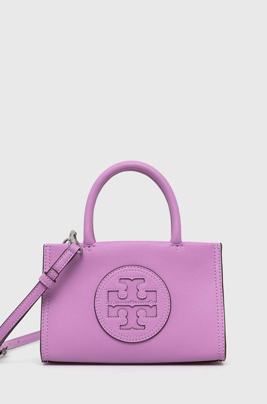Tory Burch Чанта Ella Bio Mini Tote- Bright Amethyst в лилаво - Pepit.bg
