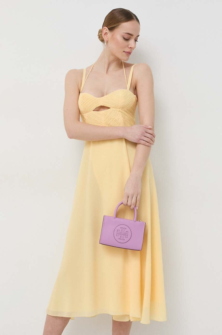 Tory Burch Чанта Ella Bio Mini Tote- Bright Amethyst в лилаво - Pepit.bg