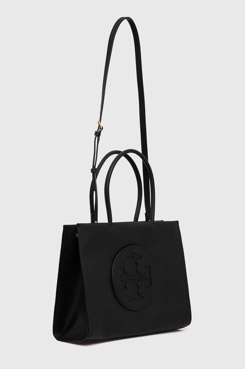 Tory Burch Чанта Ella Bio Small Tote- Black в черно - Pepit.bg