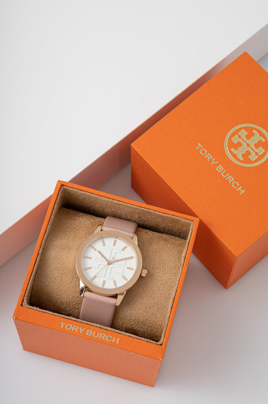 Tory Burch Часовник TBW2009 дамски в розово - Pepit.bg