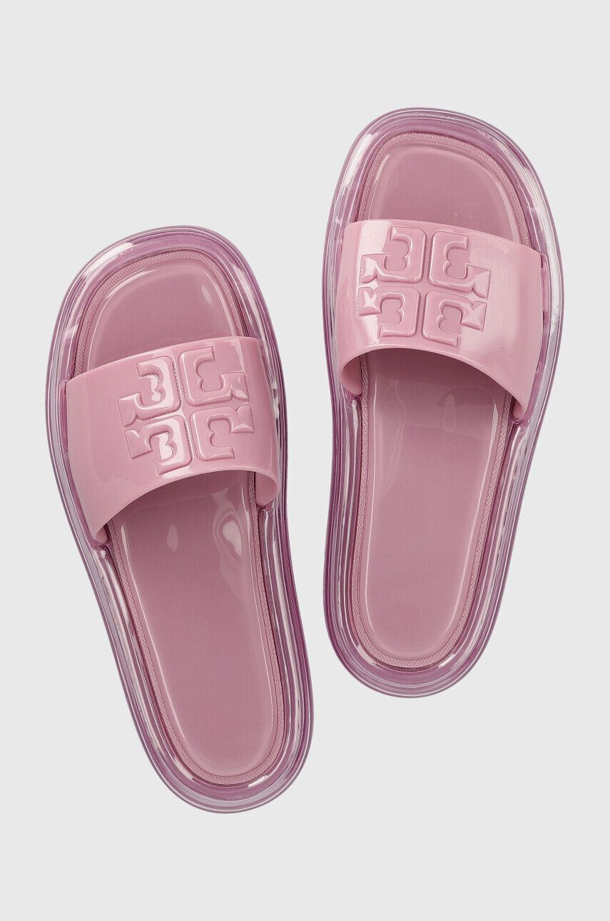 Tory Burch Чехли Bubble Jelly в розово - Pepit.bg