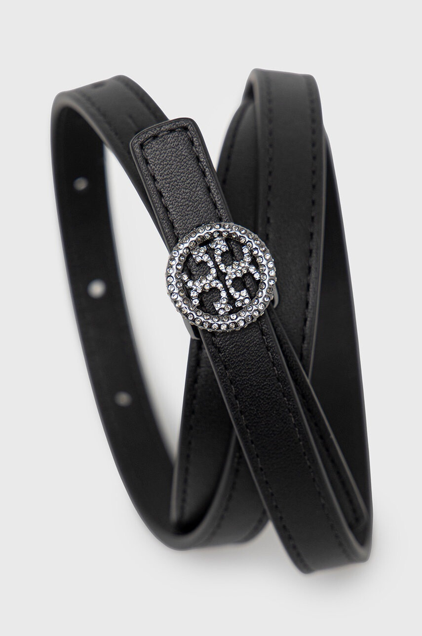 Tory Burch Кожен колан дамски в черно - Pepit.bg