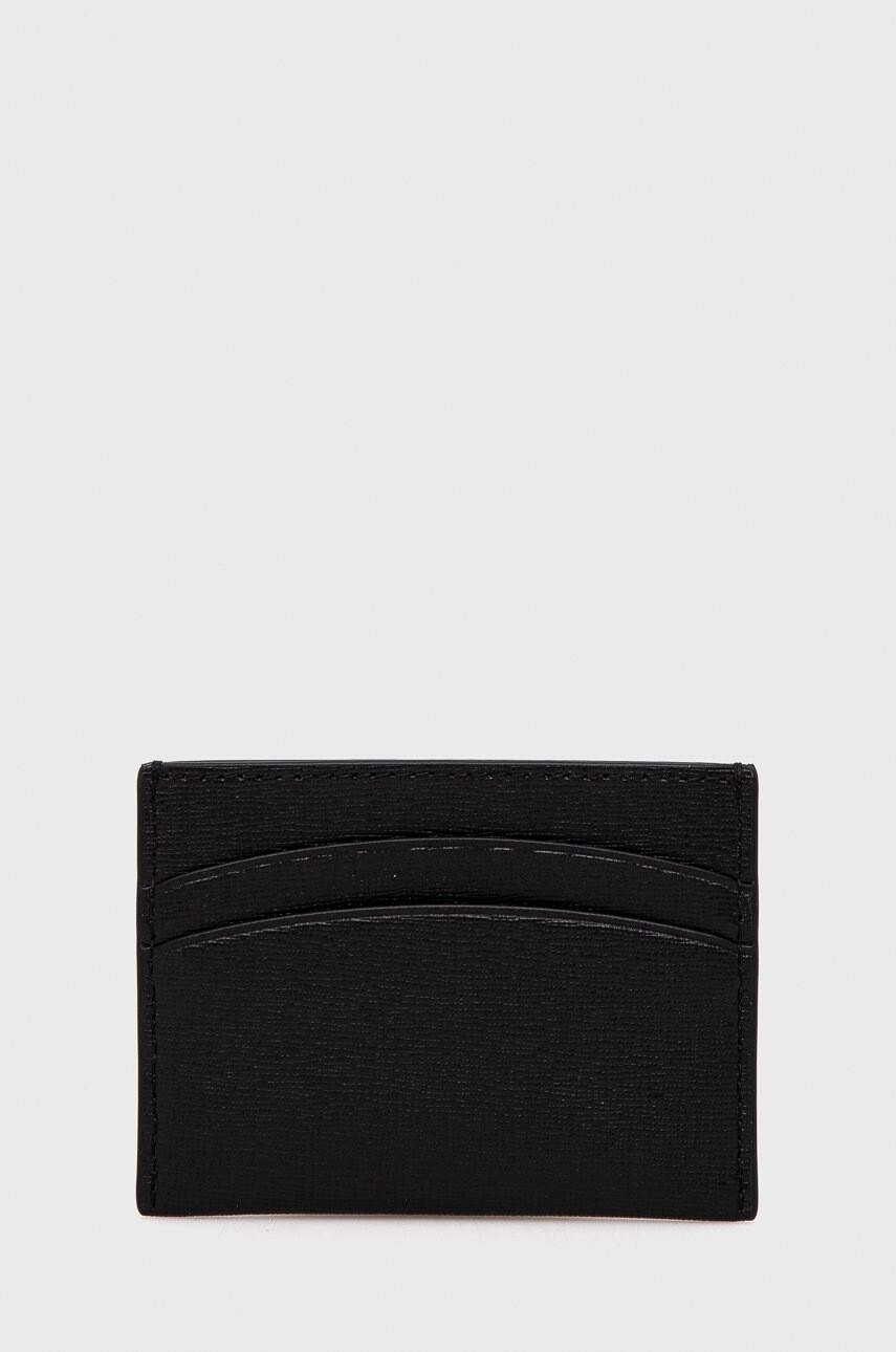 Tory Burch Кожен портфейл дамски в черно - Pepit.bg