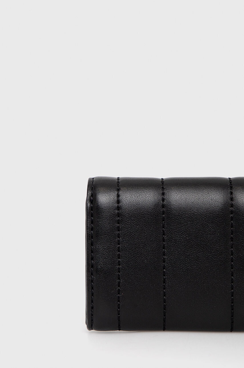 Tory Burch Кожен портфейл дамски в черно - Pepit.bg