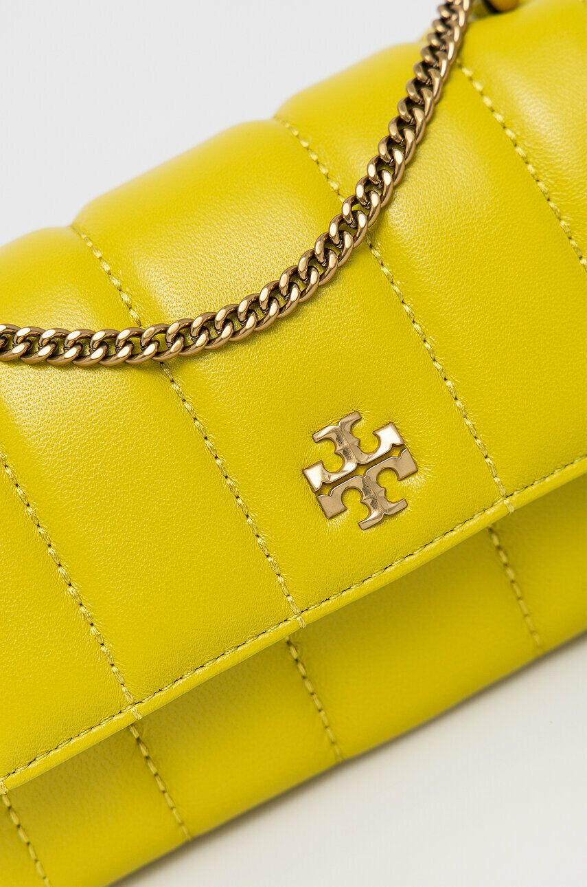 Tory Burch Кожена чанта в зелено - Pepit.bg