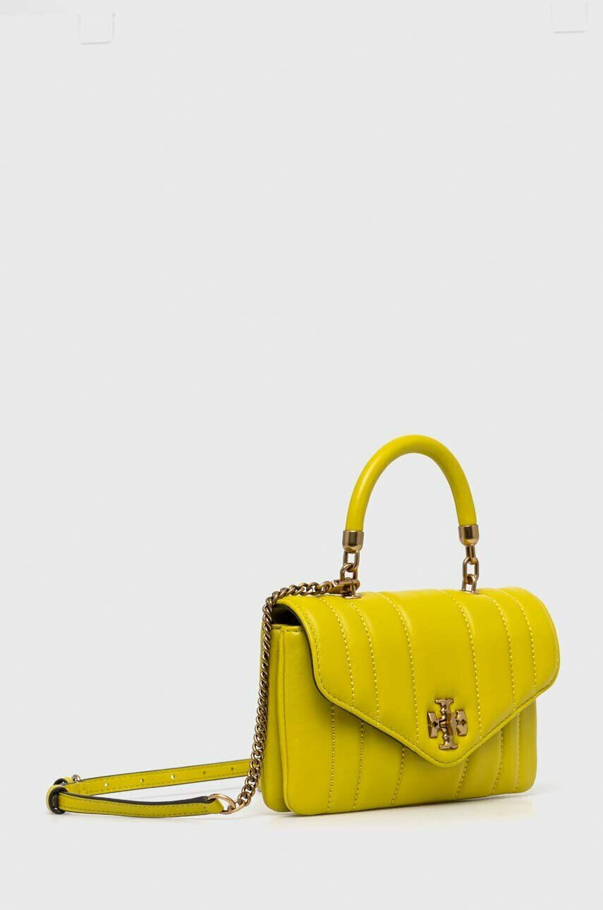 Tory Burch Кожена чанта в зелено - Pepit.bg