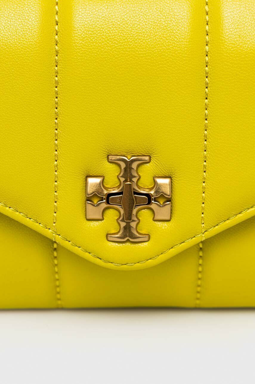 Tory Burch Кожена чанта в зелено - Pepit.bg