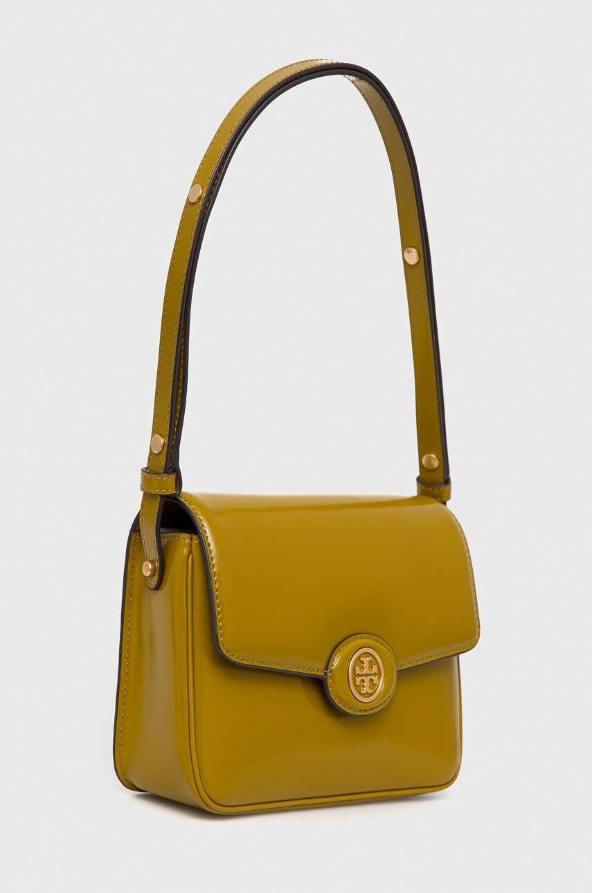 Tory Burch Кожена чанта в зелено - Pepit.bg