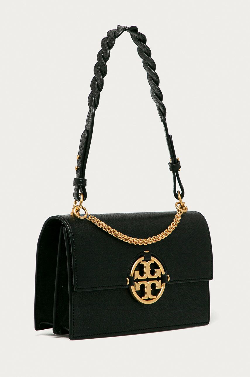 Tory Burch Кожена чанта в черно - Pepit.bg