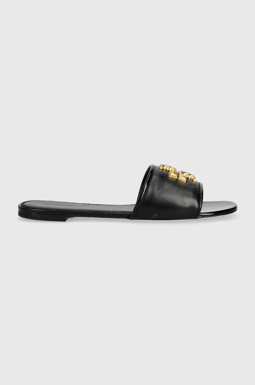 Tory Burch Кожени чехли Eleanor в черно 88744-004 - Pepit.bg